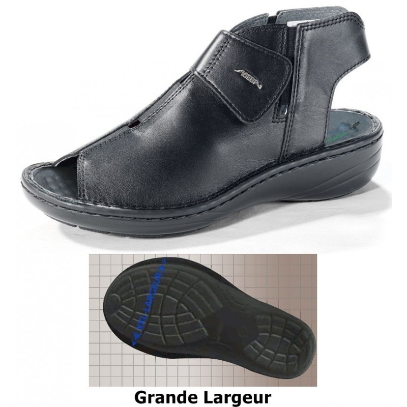 chaussures confort femme grande largeur