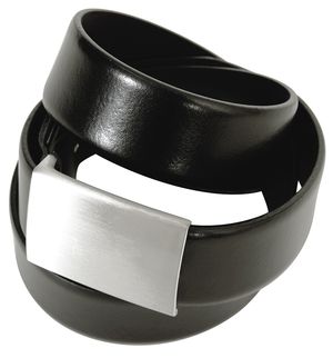 ceinture cuir noire pour dame