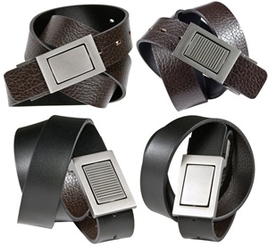 ceinture cuir v�ritable r�versible, noir ou marron