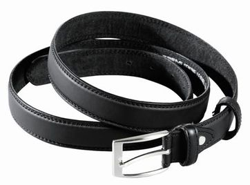 Voir ceinture noire cuir en grand