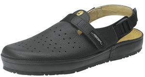 chaussures de travail cuir noir semelle lint�rieure i�ge