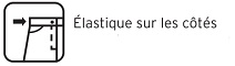 taille élastiquée sur les côtés