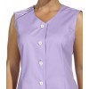 Blouse courte sans manche col V Lilas