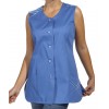 Blouse courte sans manche Bleu azur