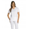 Tee-shirt mixte Col V coton Blanc