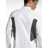 Veste cuisine Stretch respirant dos et aisselles Blanc Gris