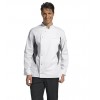 Veste cuisinier Stretch respirant dos et aisselles Blanc-Gris