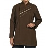 Veste cuisine unisex Caramel Passepoil Sable