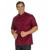 Veste cuisine manche courte Unisex Bordeaux