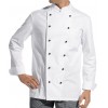 chemise de cuisinier manche longue Blanc