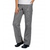 Pantalon cuisine pied de poule noir blanc