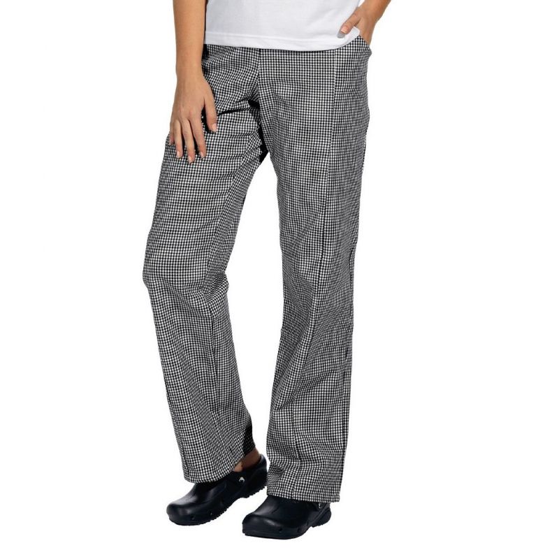 PANTALON CUISINE PC PIED DE POULE ELASTIQUE