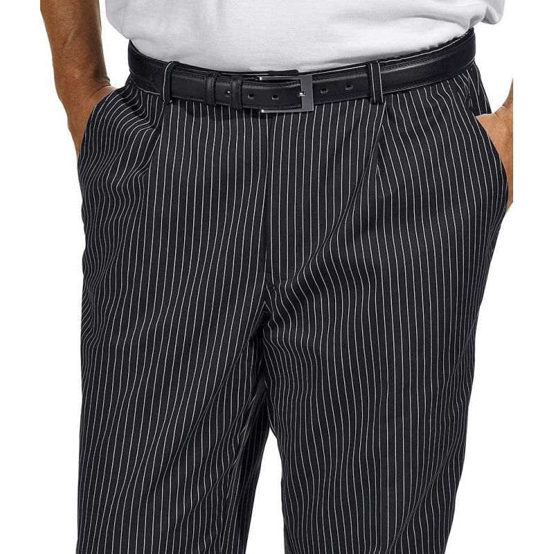 Pantalon de cuisine homme à carreaux noirs et blancs