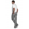 Pantalon Jean cuisine  Pied de poule noir-blanc