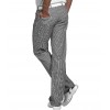 Pantalon cuisine Peut bouillir Pied de poule Noir Blanc