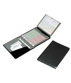 Classeur pour ordonnances, 19,5 cm x 25 cm, cuir anti-rayures Classeur pour ordonnances, 19,5 cm x 25 cm, cuir anti-rayures