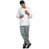 Pantalon cuisine unisex pied de poule noir blanc