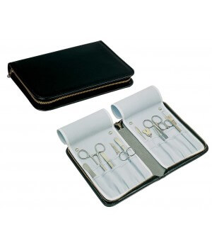 Trousse pour instruments, 18 x 10 cm, cuir véritable anti-rayures Trousse pour instruments, 18 x 10 cm, cuir véritable anti-rayures