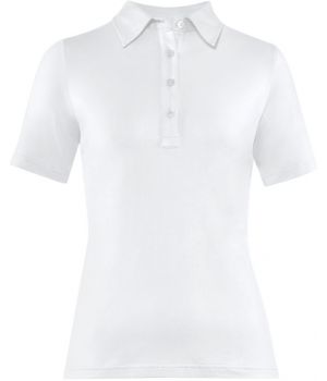 Polo Femme Manches Courtes, Col chemise, Confort, Coton de qualité et Stretch.