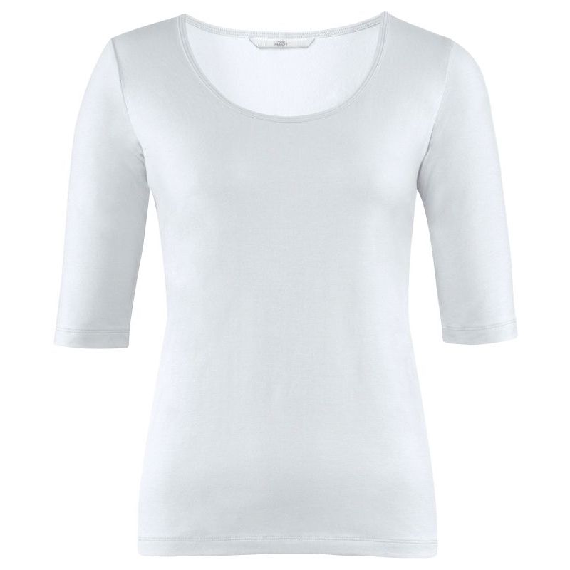 T-Shirt manches courtes Oversize femme Coton blanc - supplytechmaroc