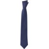 Cravate étroite, couleur marine, lavable