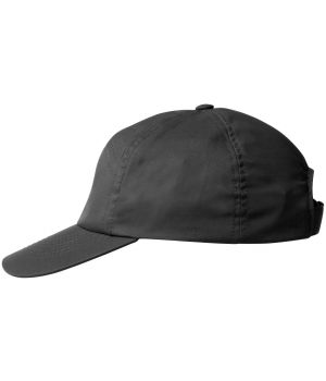 Casquette Noire, Polyester Coton, Velcro ajustable
