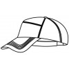 casquette visière large Velcro ajustée