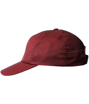 Casquette Bordeaux, polyester coton, Velcro ajustable