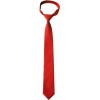 Cravate de service restaurant, bistro, couleur rouge, polyester coton