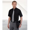 Chemise homme noire manche courte