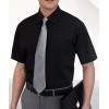 Chemise homme manche courte Confortable Noir