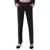 Pantalon femme cigarette Stretch Noir