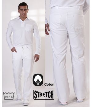 Jeans Homme, Coton et Stretch, 4 poches,Taille 90.