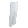 Pantalon blanc coupe Jeans homme Coton Stretch 