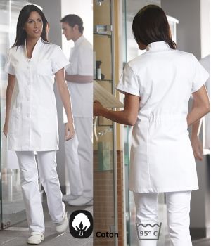 Tunique Médicale, Chic, 100% Coton, Taille 36