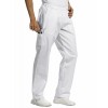 Pantalon de travail mixte Taille élastique 4 poches Blanc
