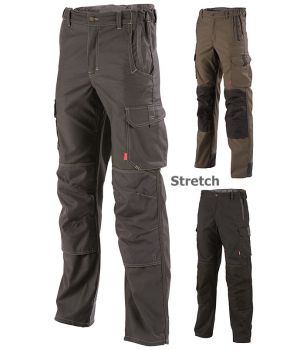 Pantalon de travail Hakan Lafont, TissuStretch, Ceinture élastiquée côtés