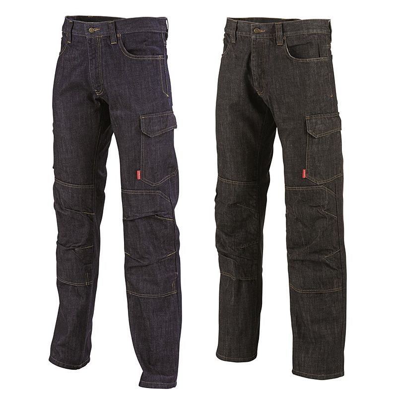 Jean Anoki de travail Adolphe Lafont, Style Sportswear, Denim 100% coton,