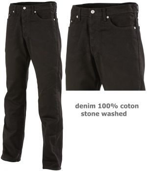 Jeans Adolphe Lafont, Denim 100% coton stone washed, Forme droite