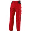 Pantalon travail Pli d’aisance au genou Rouge