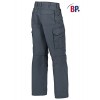 pantalon travail homme polyester coton Gris