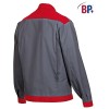 blouson travail usine homme Gris-rouge