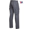 pantalon de travail Elastiqué au dos Gris foncé