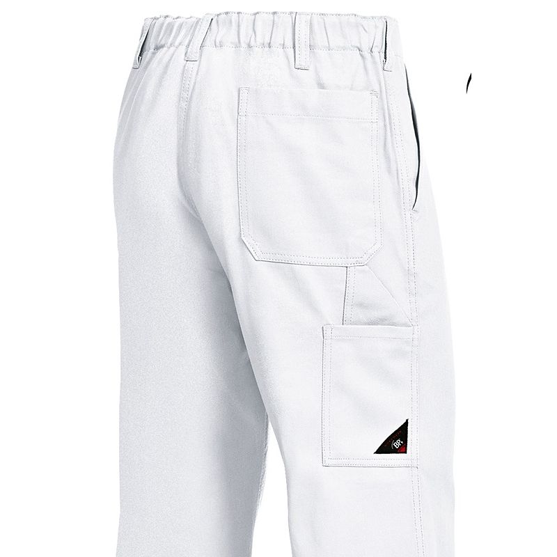 Dorimifa Pantalon Homme Pantalon Cuisine Homme Pantalon Blanc de Travail  Homme Taille Elastique Mince XXL : : Mode
