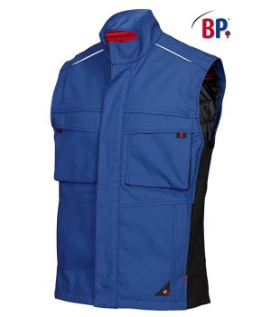 Gilet thermique, Ouatiné avec doublure matelassée chauffante, Col officier