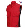 Gilet thermique doublure matelassée chauffante Rouge