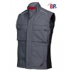 Gilet thermique de travail doublure matelassée Gris