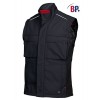 Gilet thermique Ouatiné doublure matelassée Noir