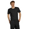 Tee-shirt homme femme Col rond Noir