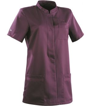Tunique, Violet évêque, Taille 3, Coupe cintrée, Fermeture centrale avec passementerie et grippers cachés